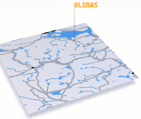 3d view of Olsnäs