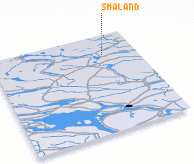 3d view of Småland