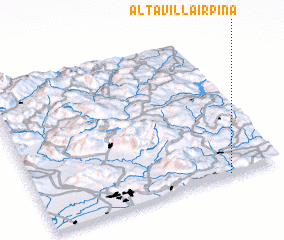 3d view of Altavilla Irpina