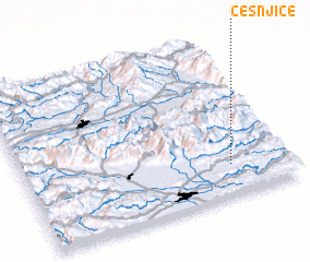 3d view of Češnjice