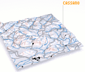 3d view of Cassano