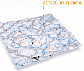 3d view of Petrella Tifernina