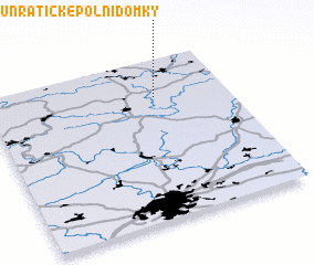 3d view of Kunratické Polní Domky