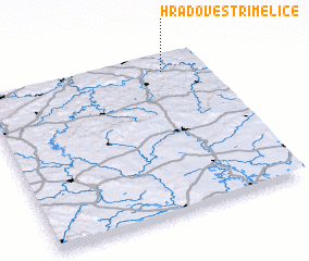 3d view of Hradové Střimelice