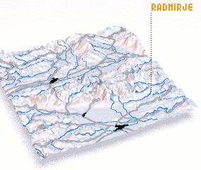 3d view of Radmirje