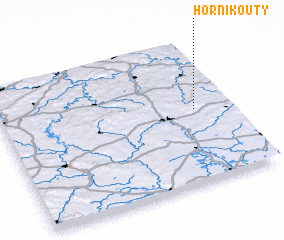 3d view of Horní Kouty