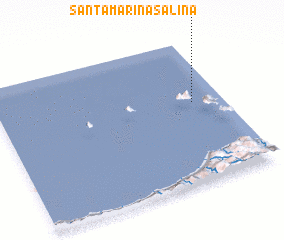 3d view of Santa Marina Salina