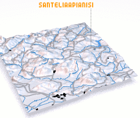 3d view of SantʼElia a Pianisi