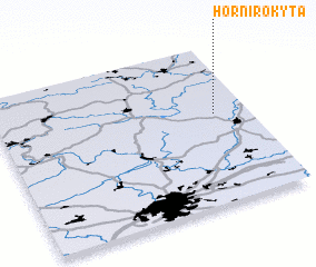 3d view of Horní Rokytá