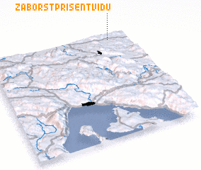 3d view of Zaboršt pri Šentvidu