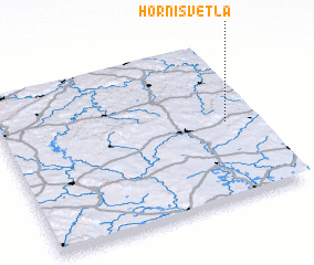 3d view of Horní Světlá