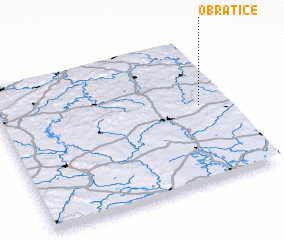 3d view of Obrátice