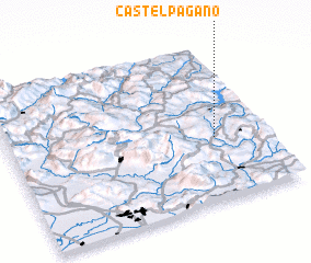 3d view of Castelpagano