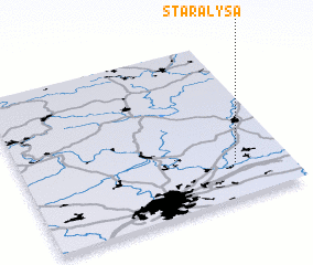 3d view of Stará Lysá
