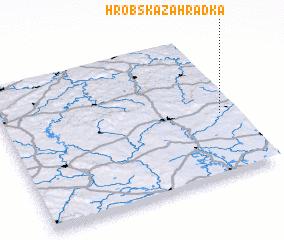 3d view of Hrobská Zahrádka