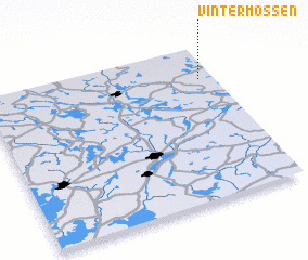 3d view of Vintermossen