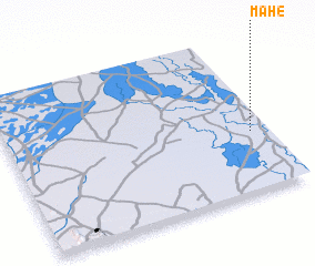 3d view of Mahé