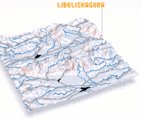 3d view of Libeliška Gora