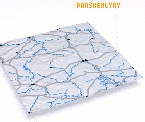 3d view of Panské Mlýny