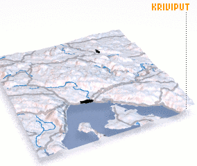 3d view of Krivi Put