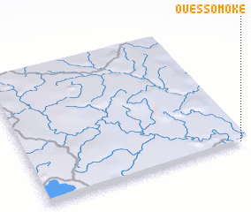 3d view of Ouesso-Moke