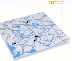 3d view of Östra Via