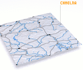 3d view of Chmelná