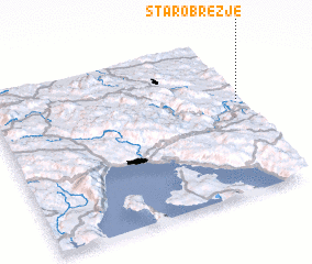 3d view of Staro Brezje