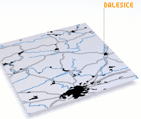 3d view of Dalešice