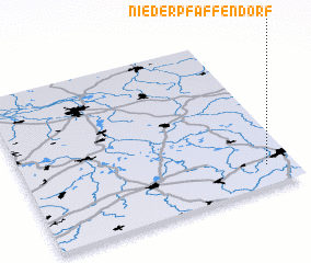 3d view of Nieder Pfaffendorf