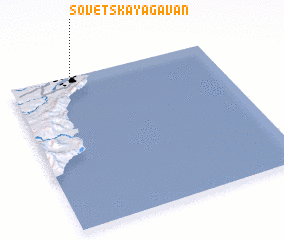 3d view of Sovetskaya Gavan\