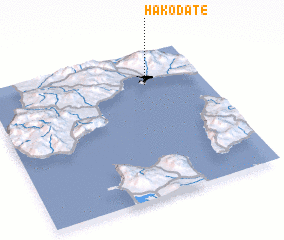 3d view of Hakodate