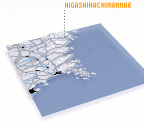 3d view of Higashi-hachimammae