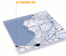 3d view of Kita-hamachō