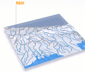 3d view of Maui