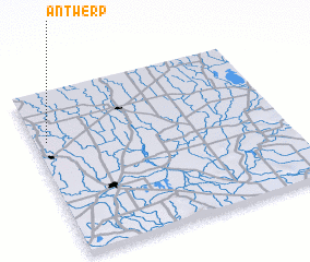 3d view of Antwerp