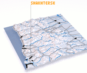 3d view of Shakhtersk
