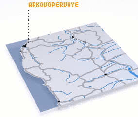 3d view of Arkovo Pervoye