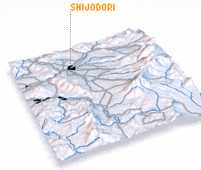 3d view of Shijōdōri