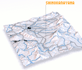 3d view of Shimo-kanayama