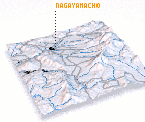 3d view of Nagayamachō