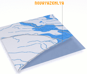 3d view of Novaya Zemlya