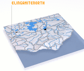 3d view of Elingamite North