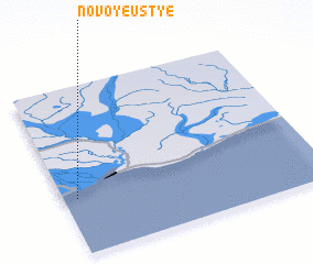3d view of Novoye Ust\