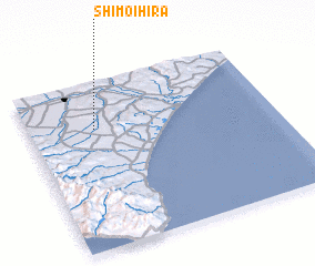 3d view of Shimo-ihira