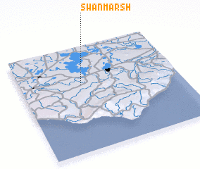 3d view of Swan Marsh