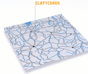 3d view of Slaty Creek