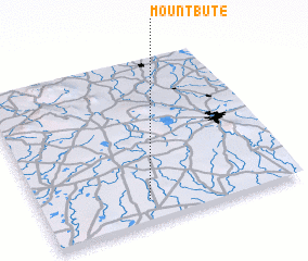 3d view of Mount Bute