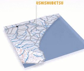 3d view of Ushishubetsu