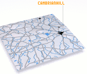 3d view of Cambrian Hill